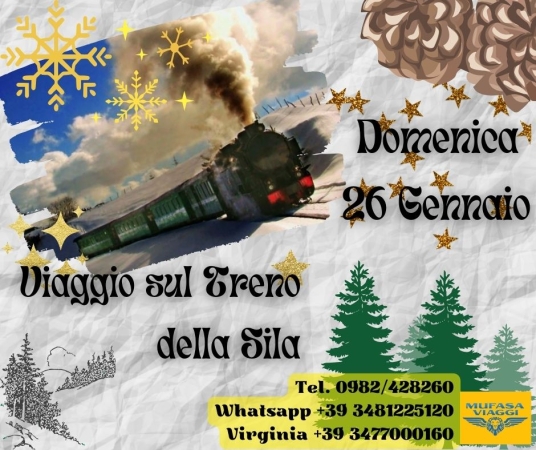 VIAGGIO SUL TRENO DELLA SILA VIAGGI DI GRUPPO IN BUS